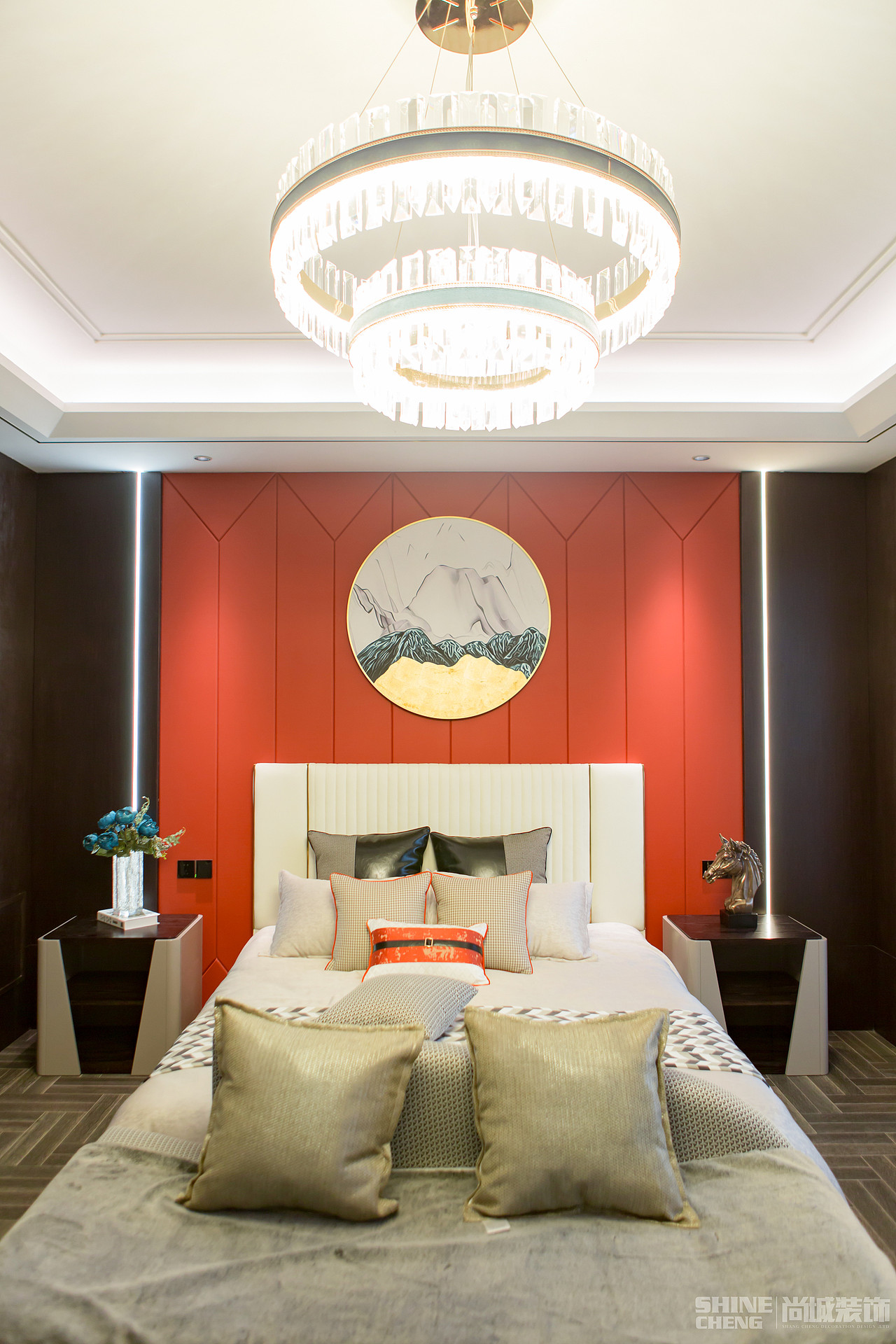 泰安西湖容郡小区别墅现代轻奢风格装修设计实景图（图ZMjIxMTkxNzI4） - 家装设计 - 站酷设计师泰安尚城装饰原创素材 - 站酷ZCOOL