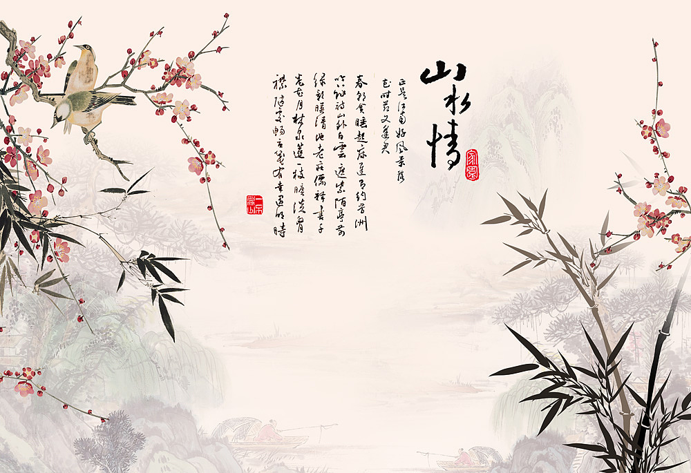 2022花鸟（图ZMjc2NzAzNzUy） - 商业插画 - 站酷设计师新中式纱画图库原创素材 - 站酷ZCOOL
