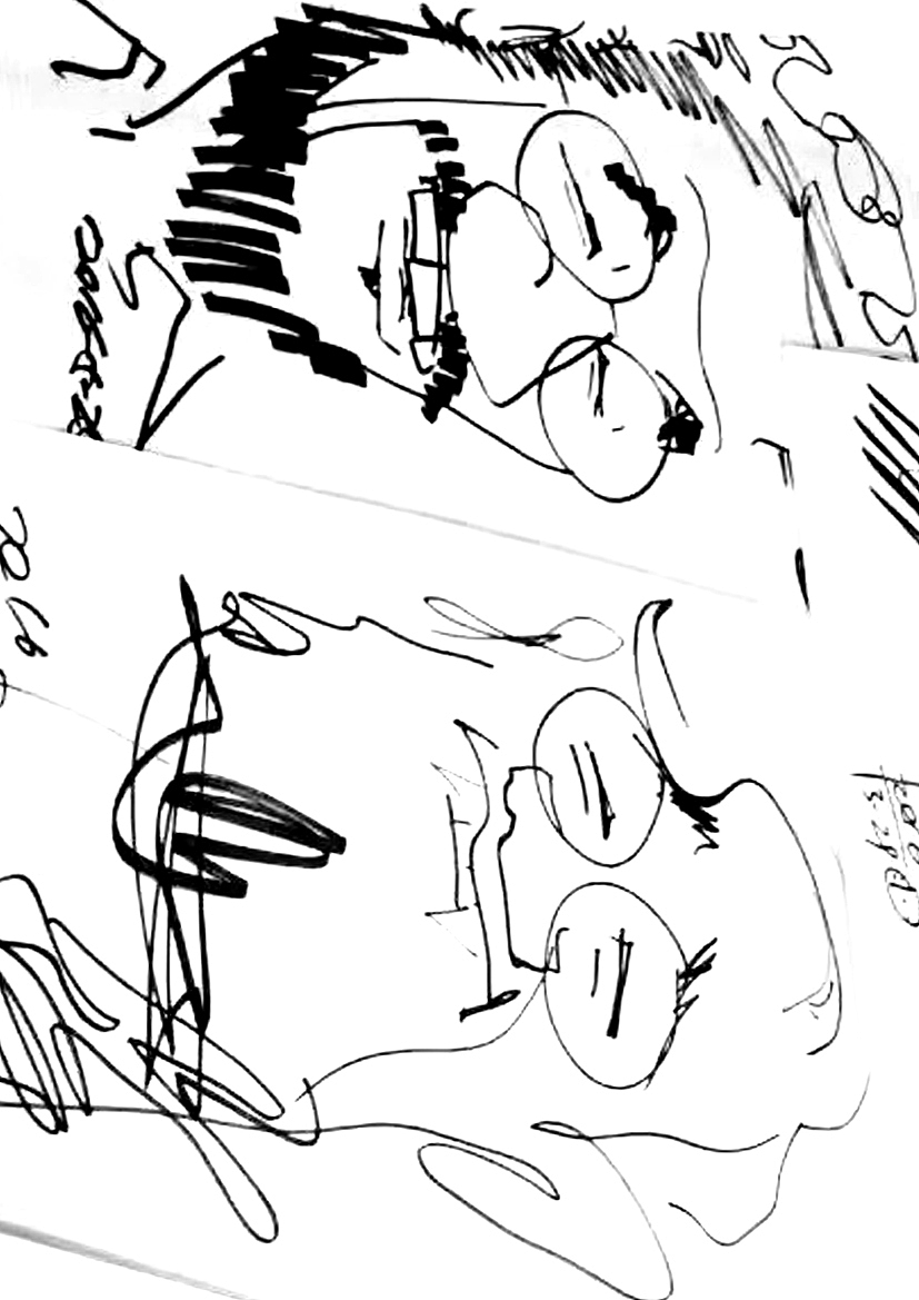 有个大师说我帅,就是爱画我