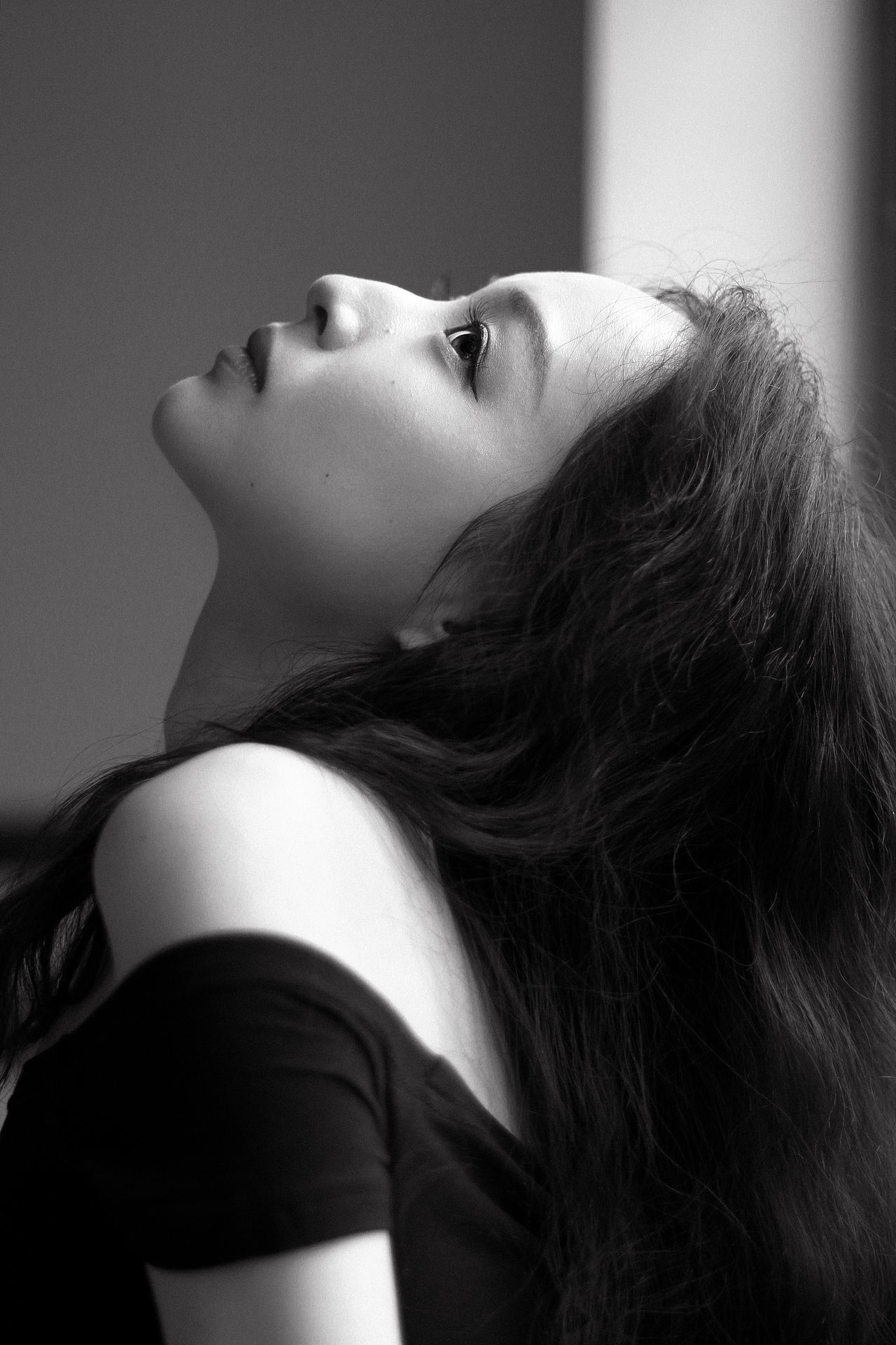 喜欢黑白色的你