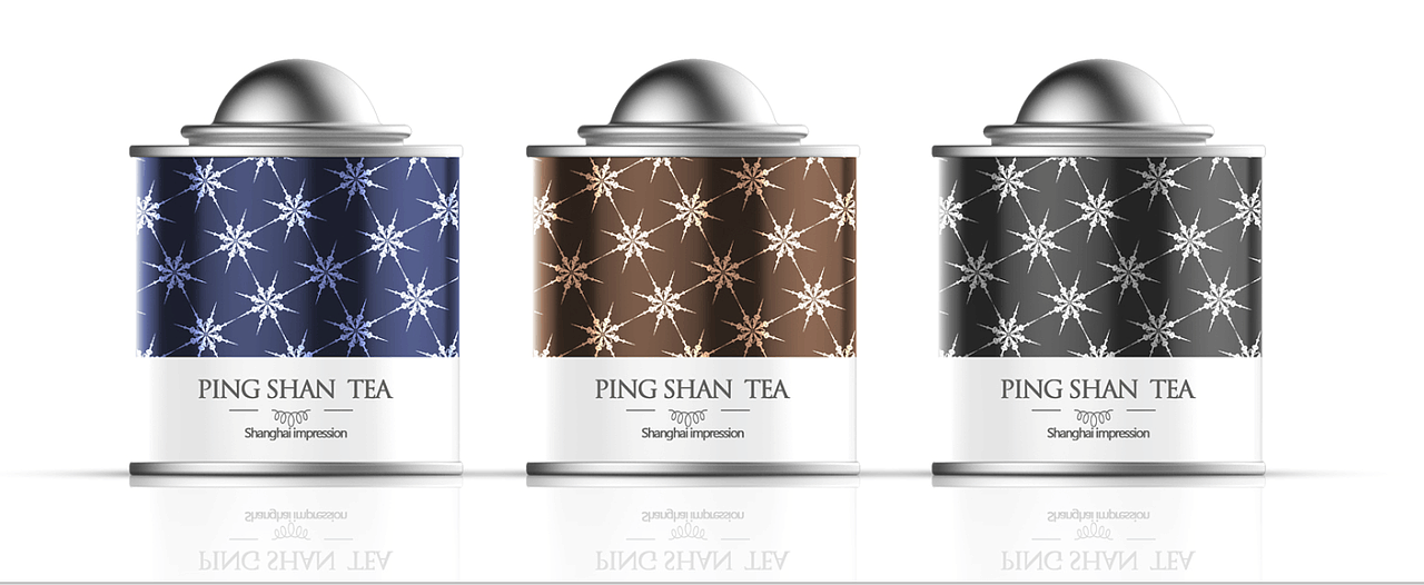 上海元素插画-小罐茶