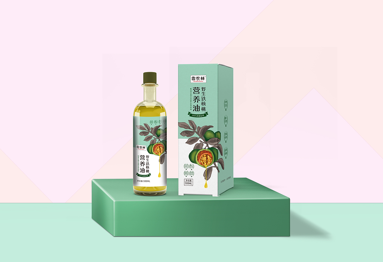 核桃油包装设计