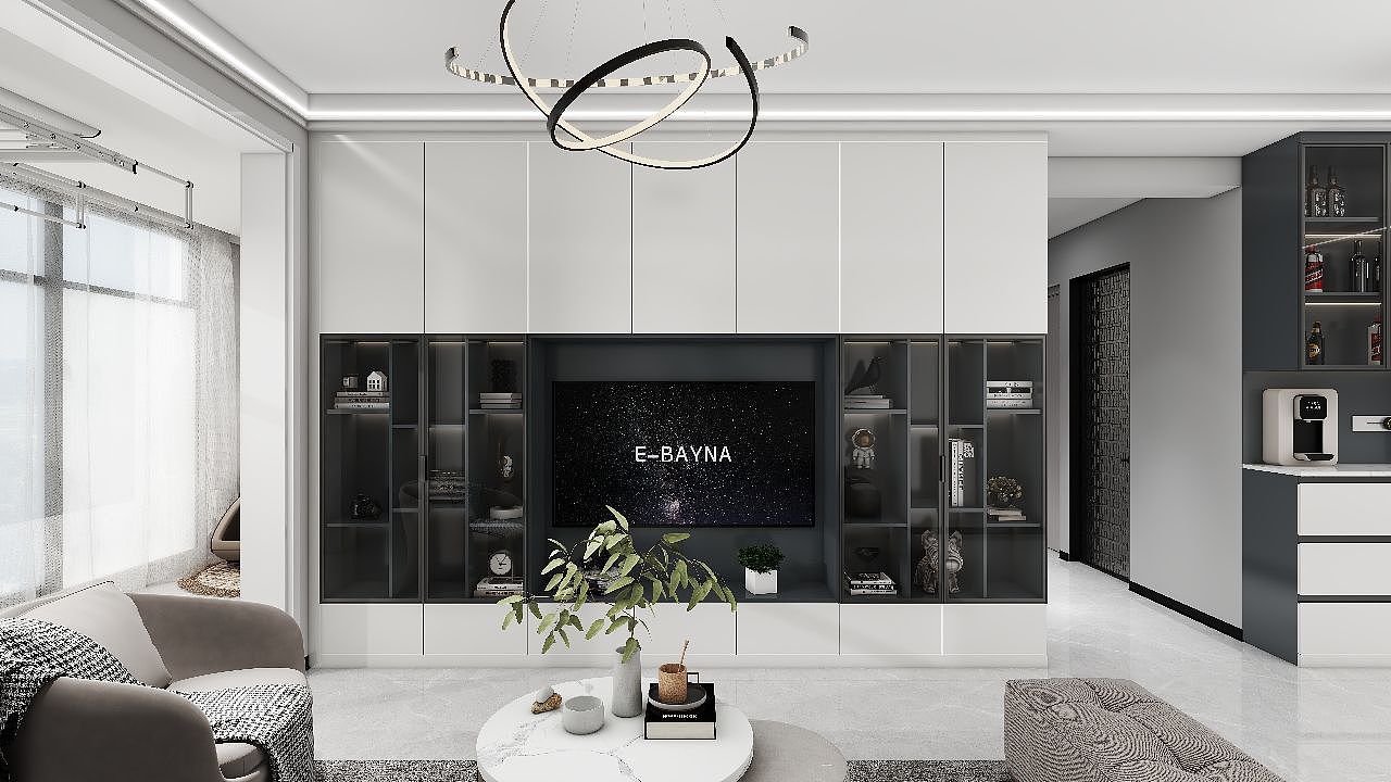 现代风格:黑白灰之家