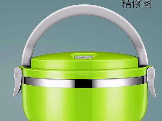 内胆不锈钢保温碗精修图