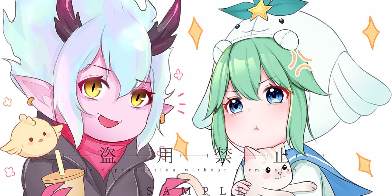 恶魔小炮睡衣璐璐（图ZMTg3OTc0MjAw） - 艺术插画 - 站酷设计师猫小伞原创素材 - 站酷ZCOOL