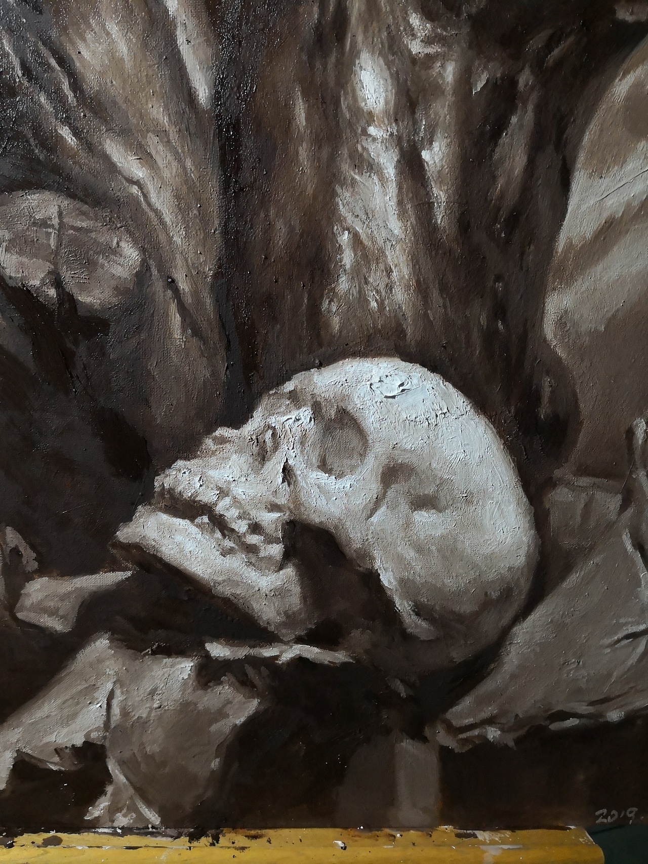 单色油画原创|纯艺术|绘画|于生慧绘画工作室 - 原创作品 - 站酷