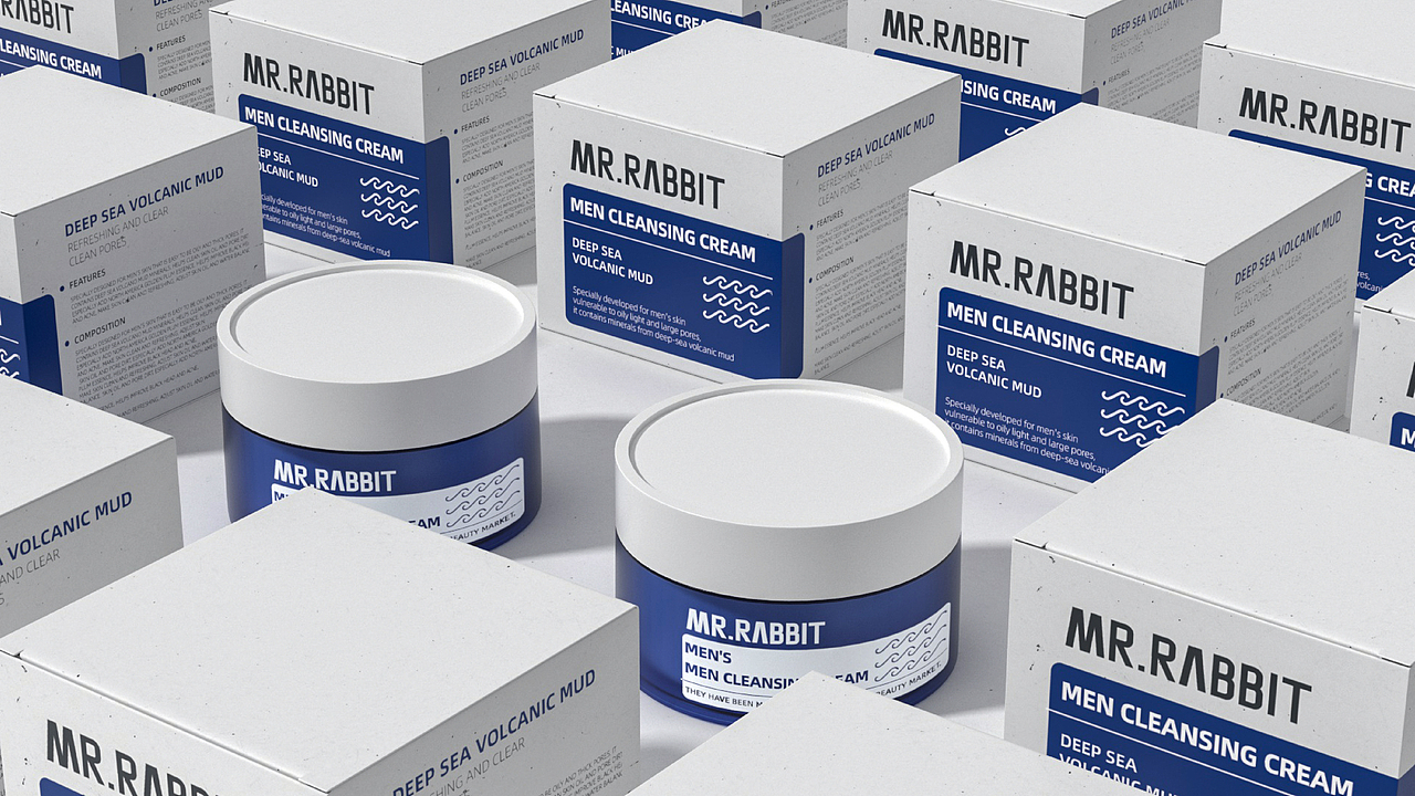 MR.RABBIT男士洗护品牌全案×拾步(图ZMjk2NzgxNTYw) - 品牌 - 站酷设计师拾步原创素材 - 站酷ZCOOL