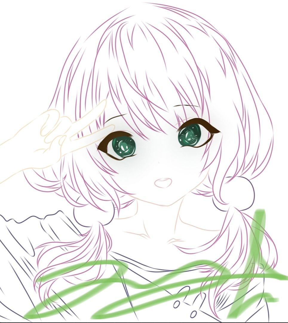 【24h】线稿头像,半身