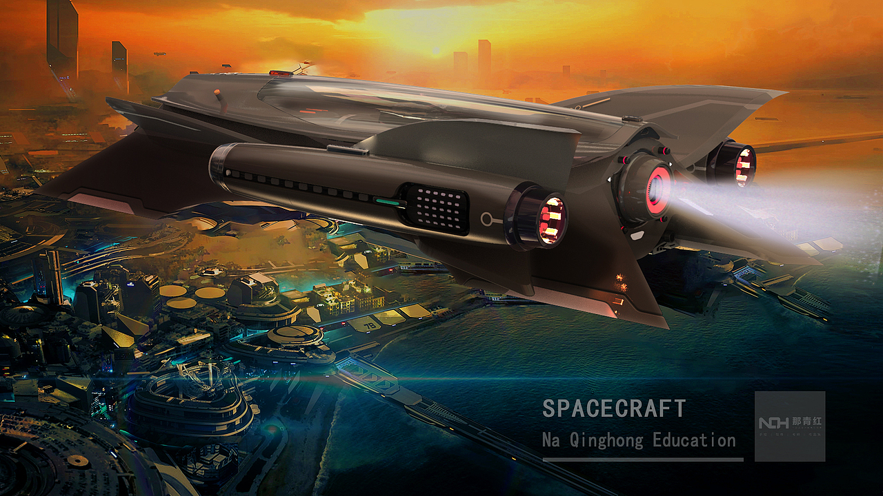 小飞船建模渲染练习