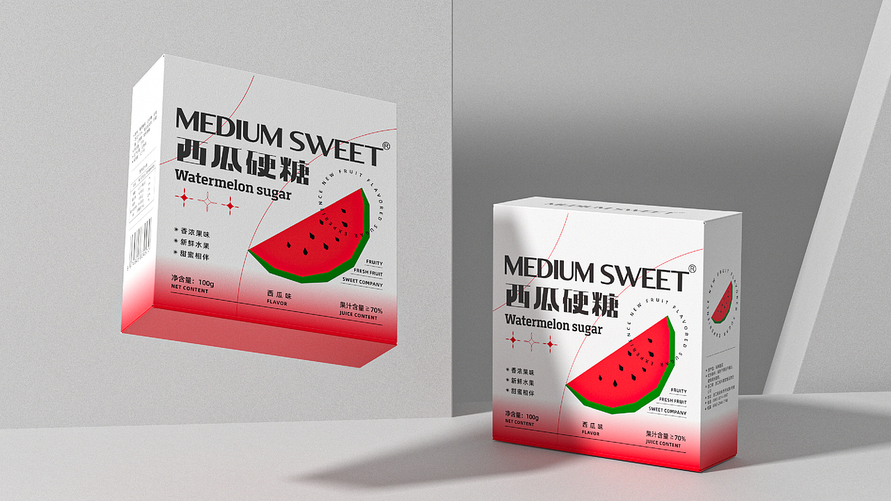 后钟 X MEDIUM SWEET硬糖包装设计