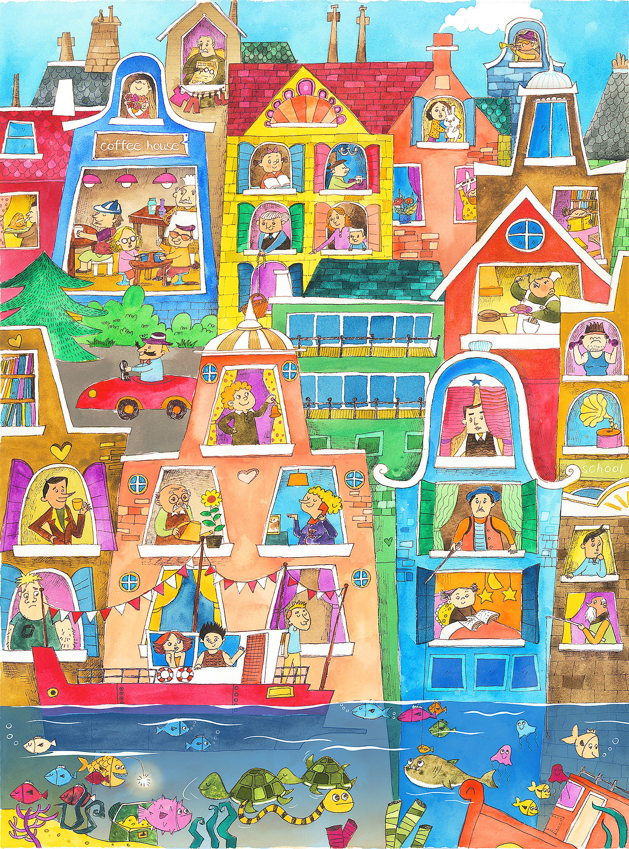 水彩作品（图ZNjQzMDg2MzY=） - 商业插画 - 站酷设计师Ada阿大de画原创素材 - 站酷ZCOOL