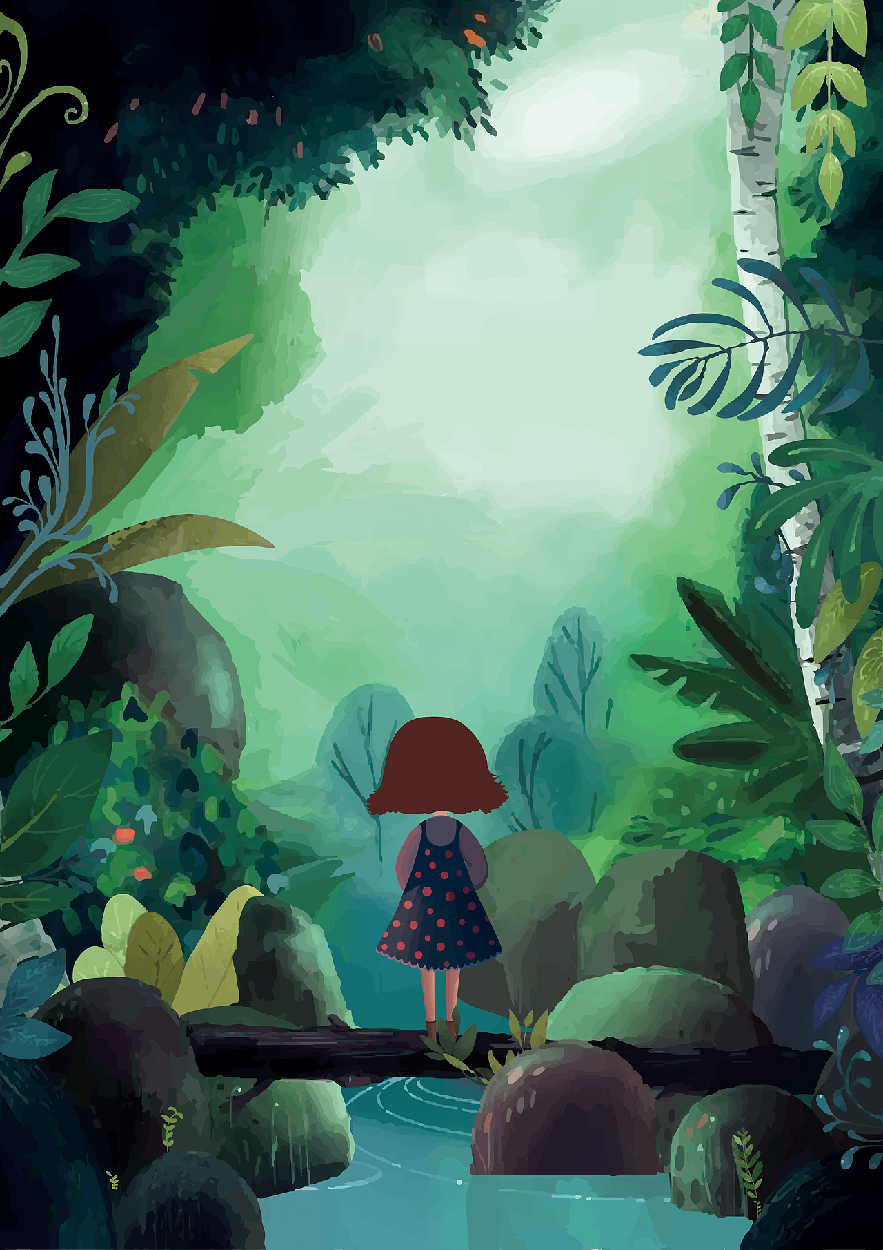 《奇幻之旅》插画创作