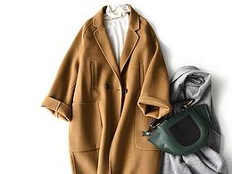 呢子大衣平鋪拍攝 戎美風(fēng)平鋪創(chuàng)意