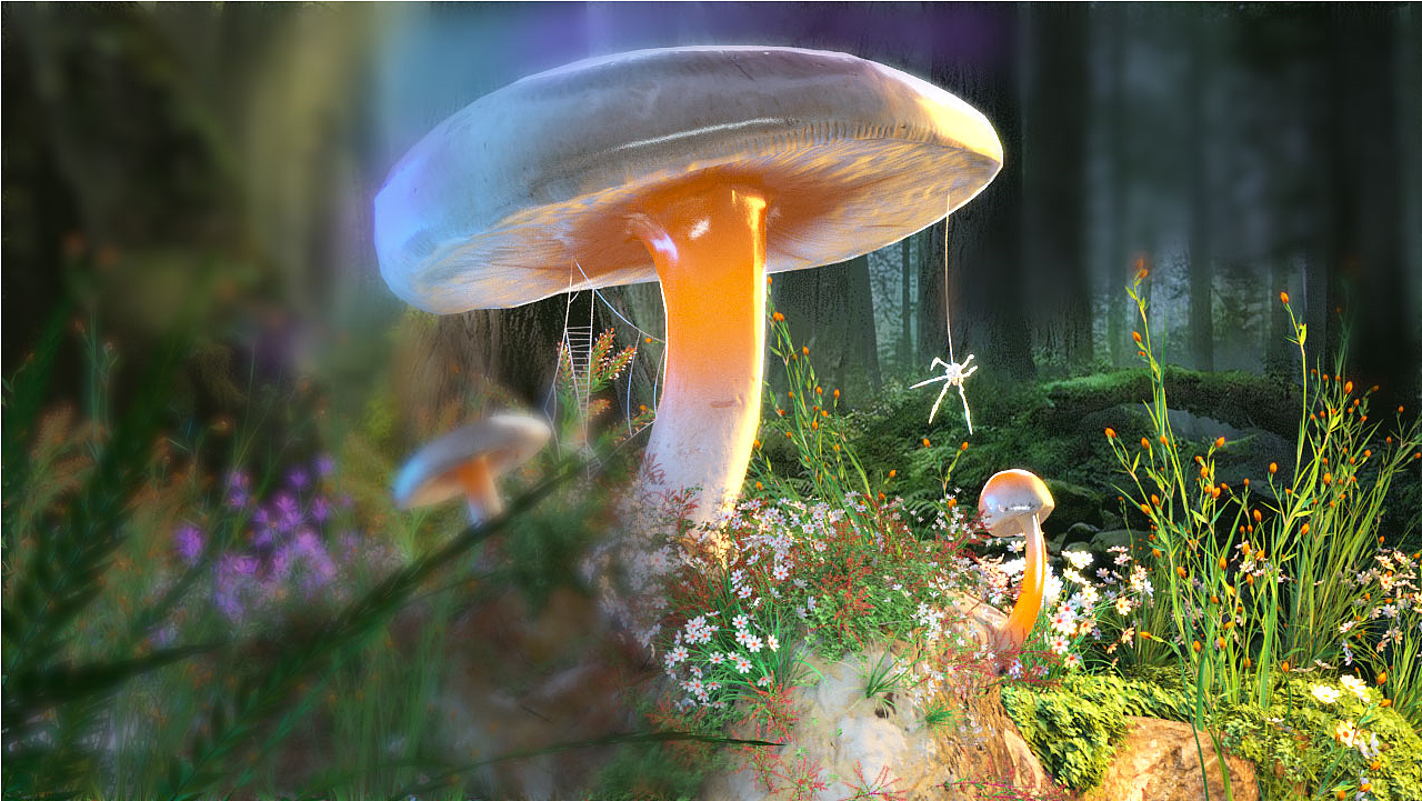 植物渲染(oc渲染器)