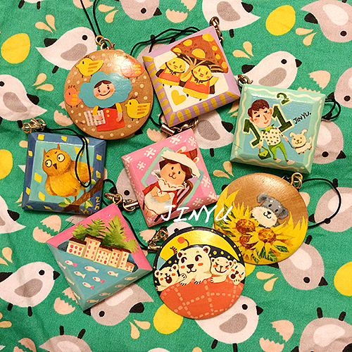 原创手绘小木牌