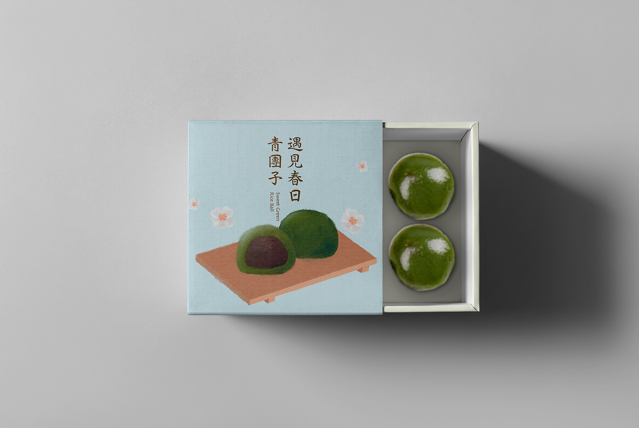 山派刻青团包装设计