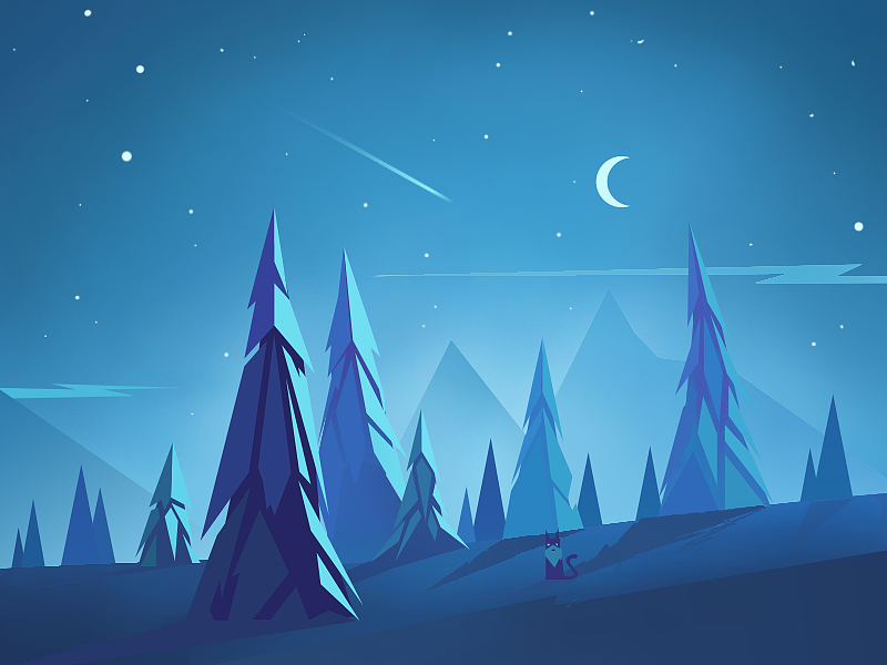 日常练习-天气插画