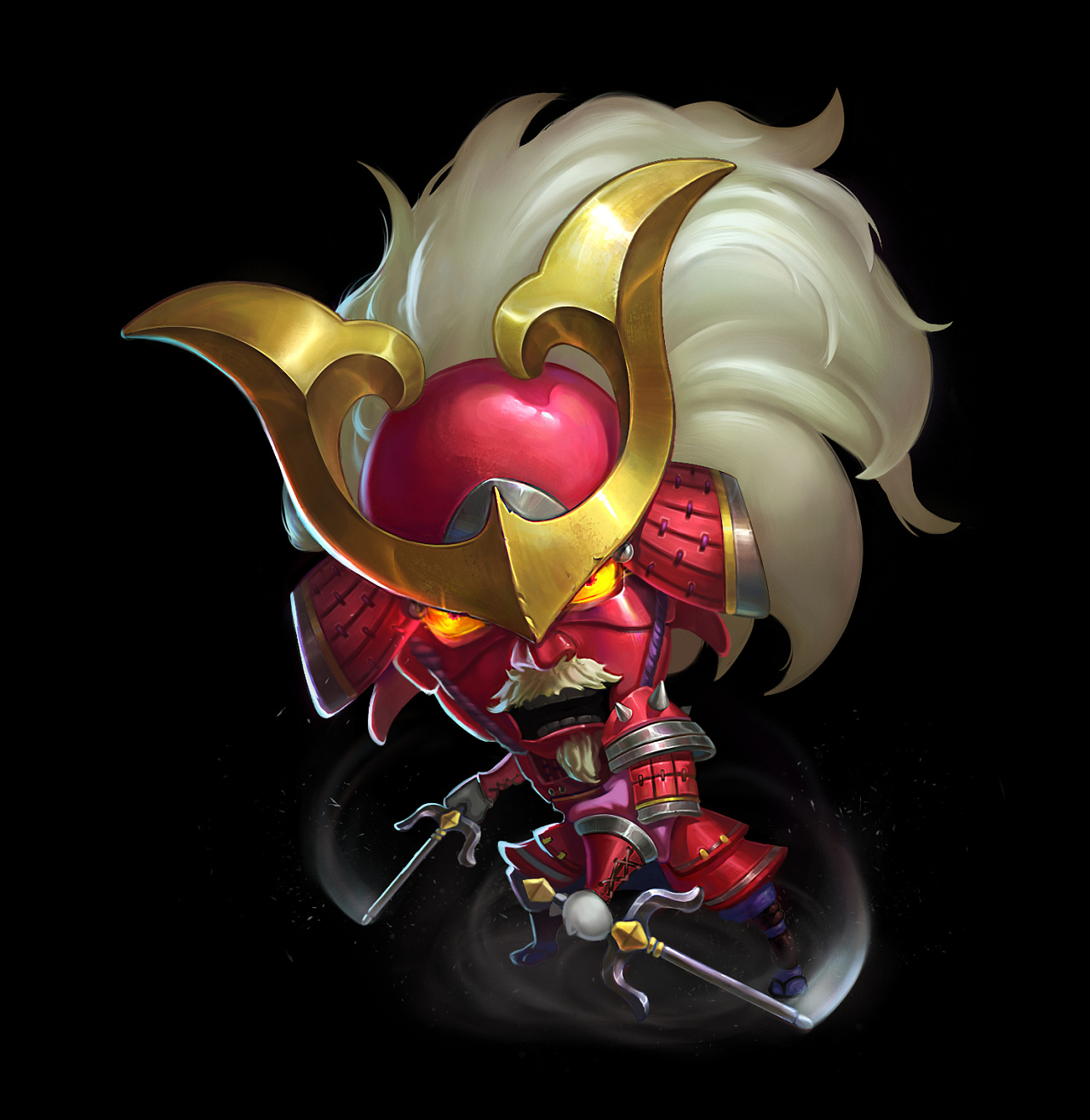 q版人物设计-武士