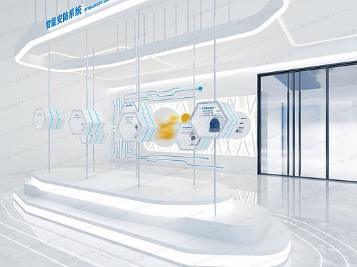 品牌墙工法墙展区地产展馆企业品牌墙设计