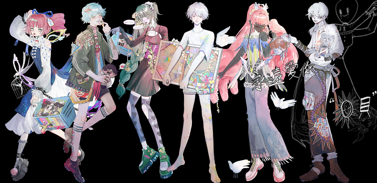 《情绪便利贴》（图ZMjYwMjU0NzA4） - 艺术插画 - 站酷设计师慢吞吞的阿丑原创素材 - 站酷ZCOOL