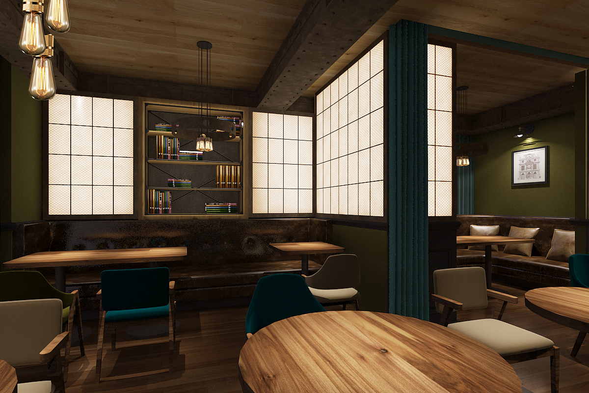 餐厅酒店效果图作品