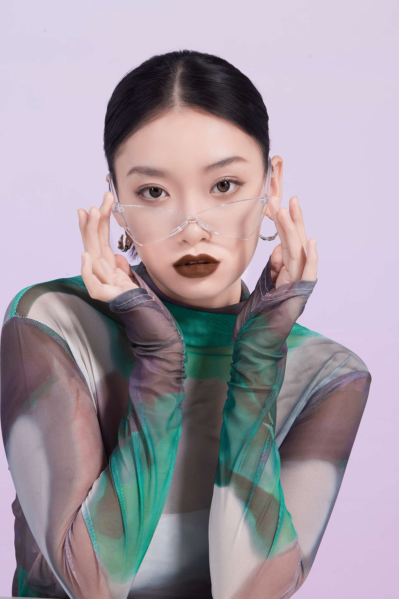 唇釉美妆模特拍摄