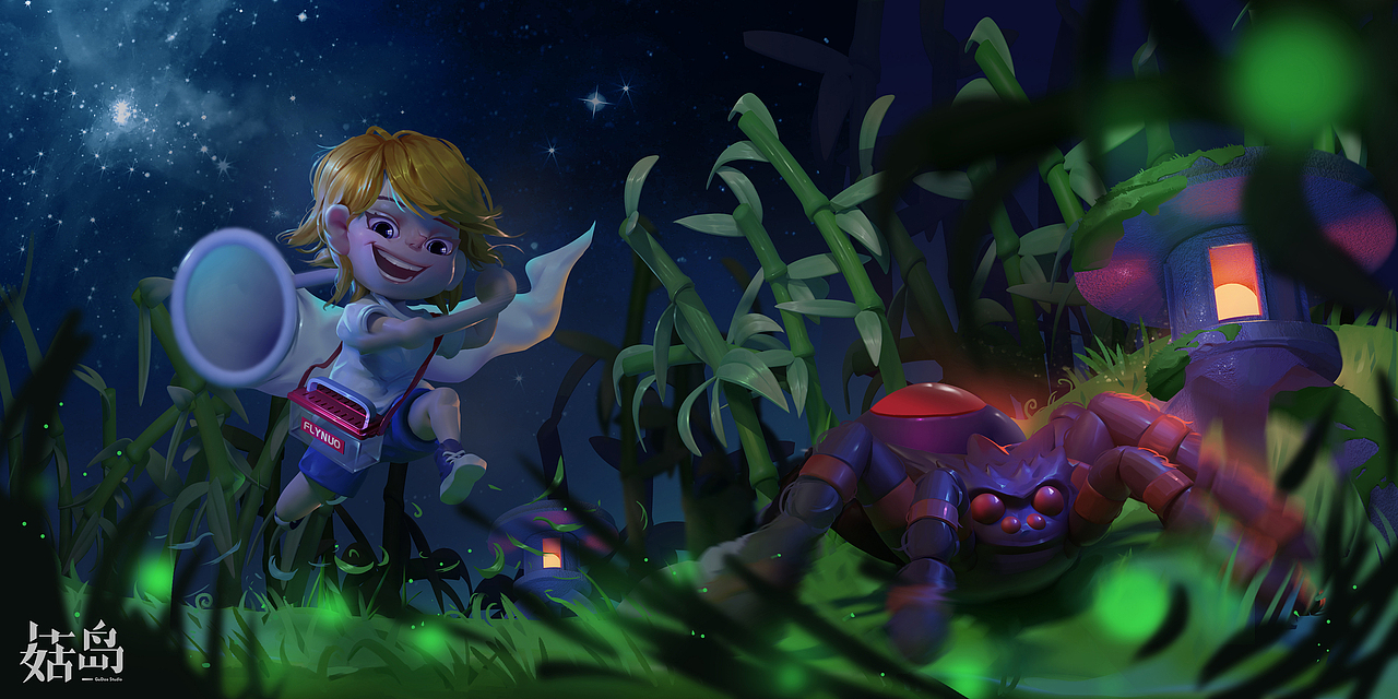 哇 狼蛛！（图ZMjMwNTYwMDA4） - 商业插画 - 站酷设计师菇岛工作室原创素材 - 站酷ZCOOL