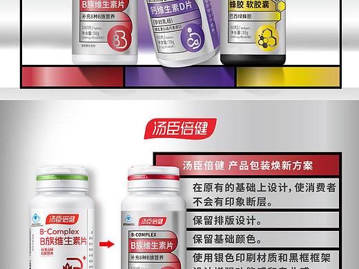 汤臣倍健-功能潮感新包装方案