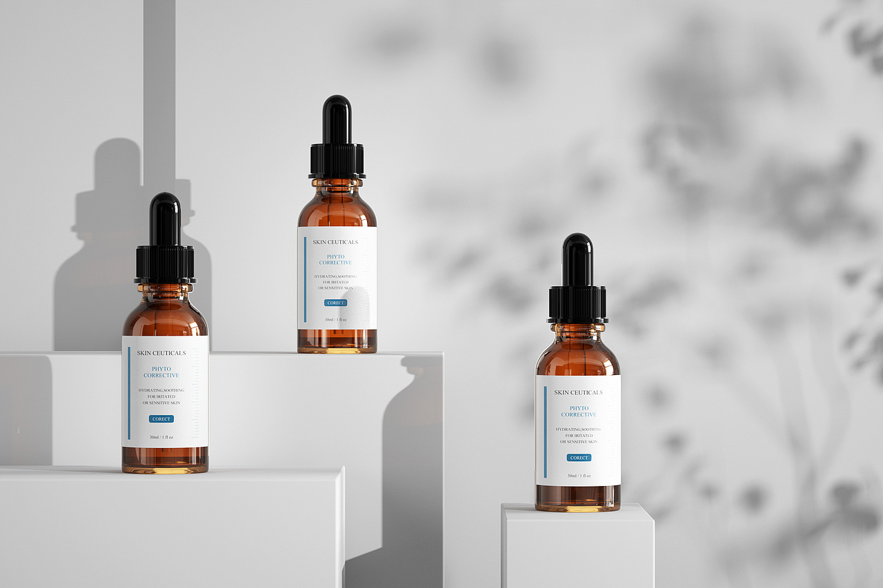 产品渲染-维生素复合精华液