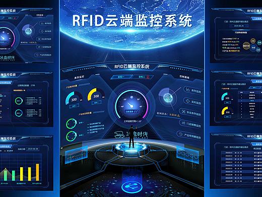RFID云端监控系统效果图展示