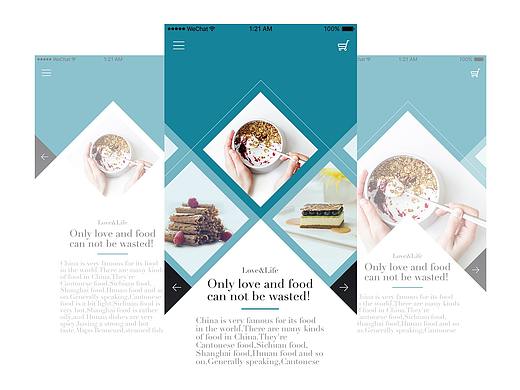 美食类型UI界面（个人主页-ZMjc5MzI2NjQ=） - APP界面 - 站酷设计师刘玉米原创素材 - 站酷ZCOOL