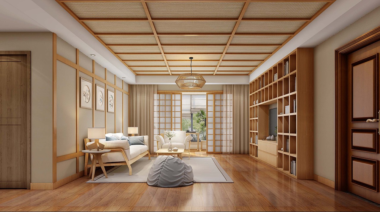 日式客餐厅（图ZMjA5MDQ5ODQ4） - 家装设计 - 站酷设计师效果图施工图婷婷原创素材 - 站酷ZCOOL