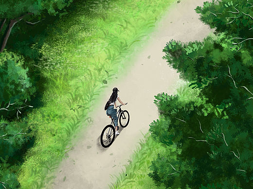 治愈系場景插畫（個(gè)人主頁-ZNjgzNTI5NzI=） - 繪畫 - 站酷設(shè)計(jì)師染青WANG原創(chuàng)素材 - 站酷ZCOOL