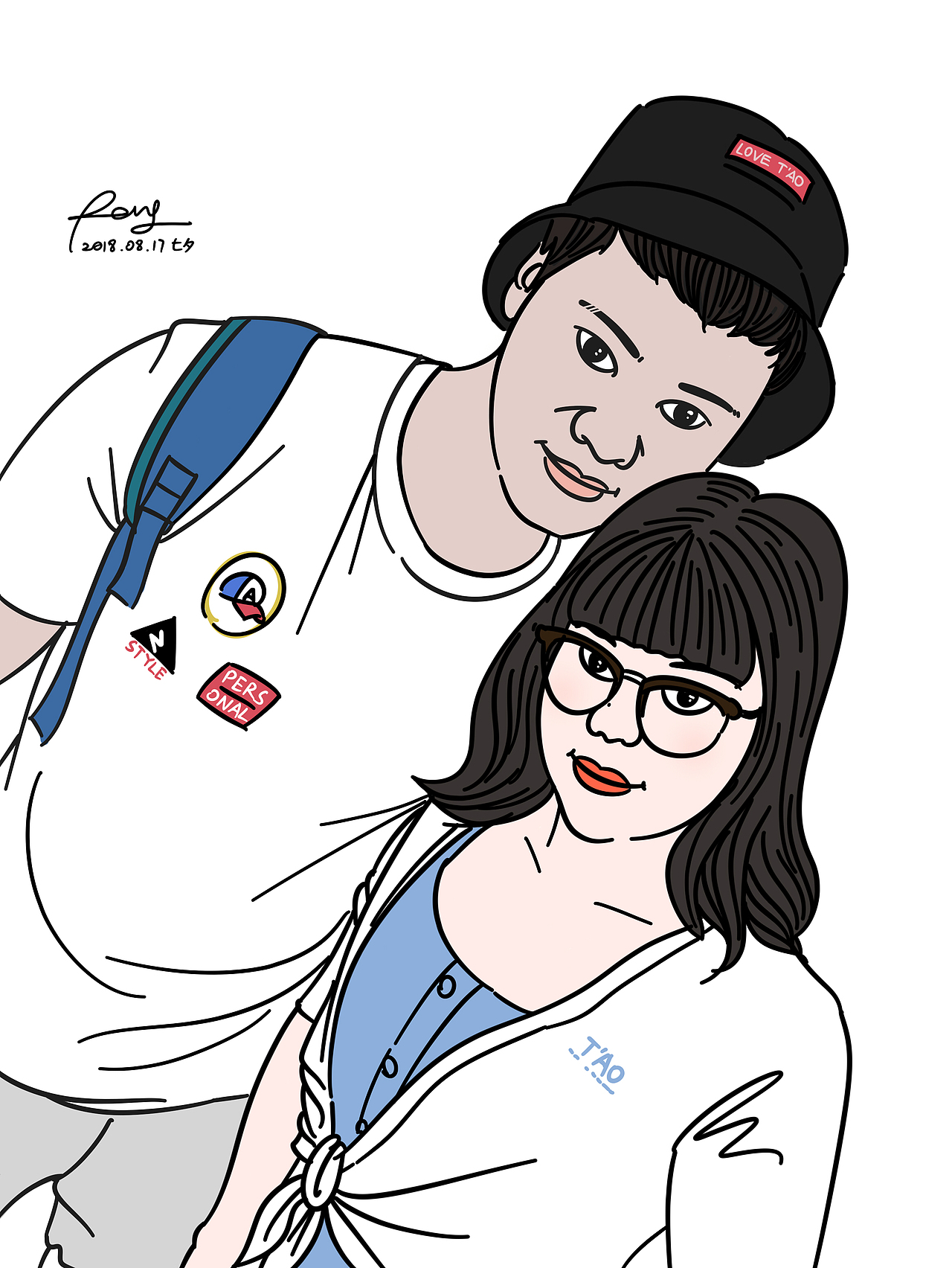 画周围的人 1（图ZMTMyODAzMjg0） - 创作习作 - 站酷设计师杜胖胖胖子原创素材 - 站酷ZCOOL