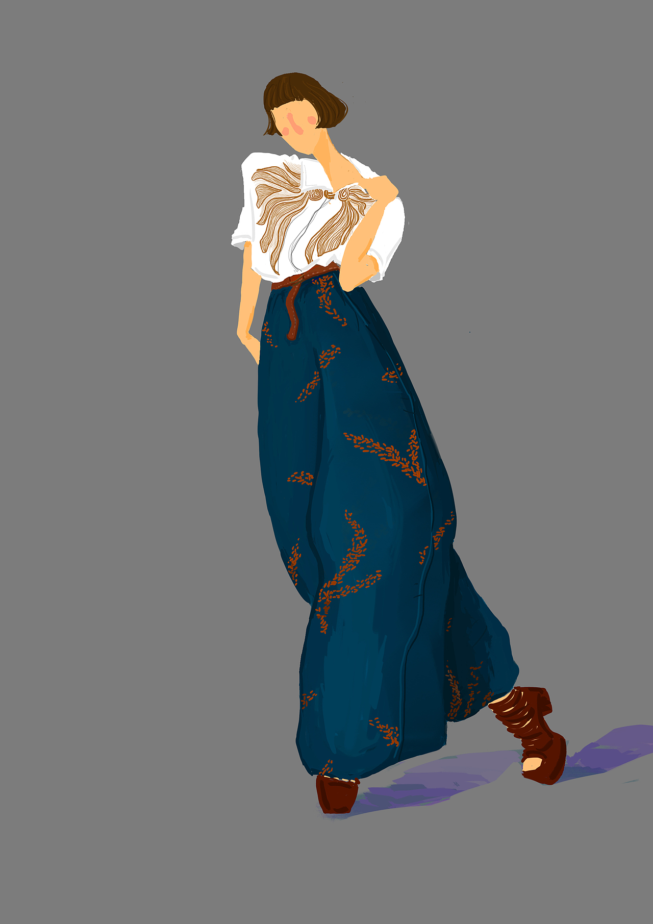 人物（图ZNzY0NTgyMjQ=） - 商业插画 - 站酷设计师kristyyyy原创素材 - 站酷ZCOOL