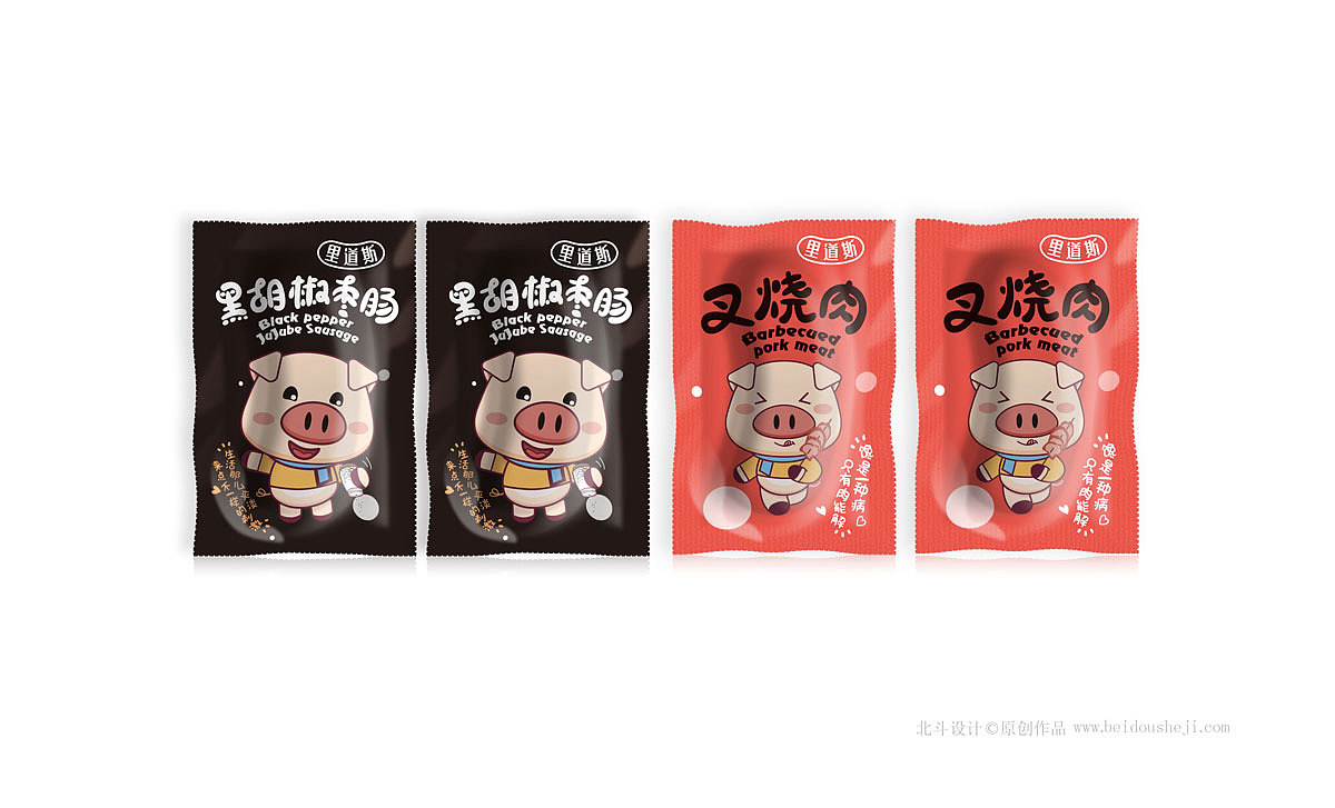 北斗设计创意出品·秋林红肠Q系列包装设计案例（图ZMTQyMzU3MzU2） - 包装 - 站酷设计师北斗设计原创素材 - 站酷ZCOOL