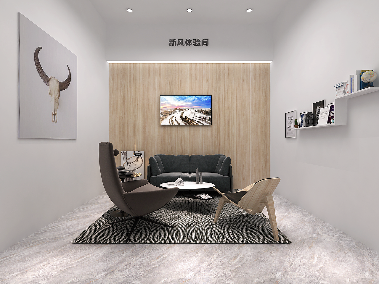 简单的展厅（图ZMTczNTMwOTQ4） - 展陈设计 - 站酷设计师一叶知秋设计原创素材 - 站酷ZCOOL