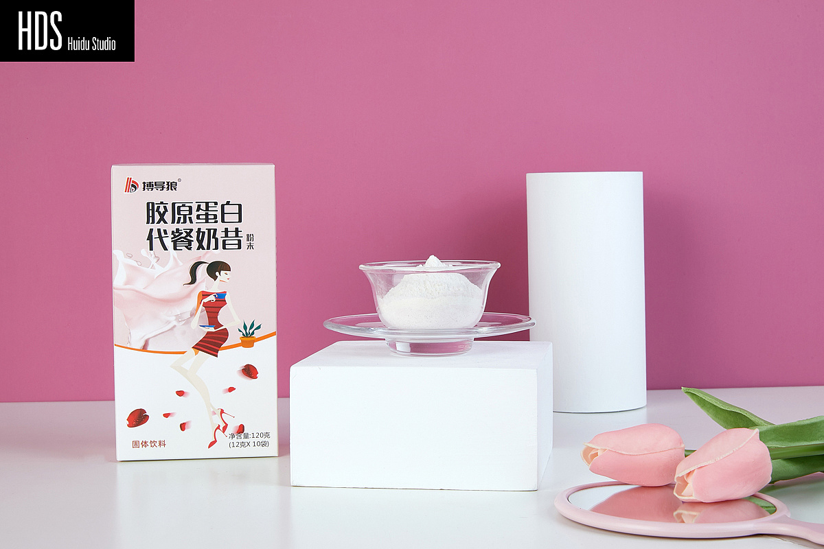食品类代餐奶昔静物场景图拍摄
