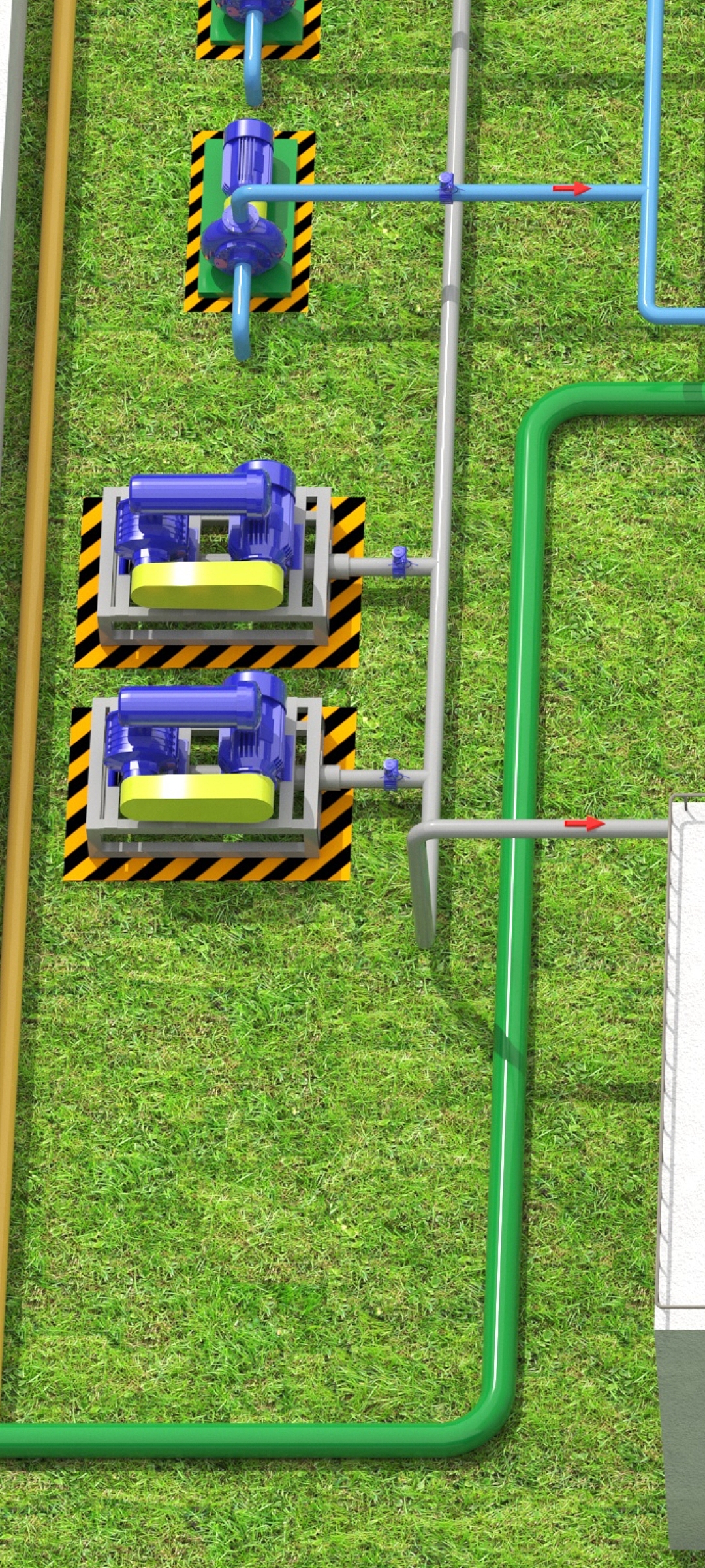 污水厂三维效果图（图ZMzgwNzU5Nzk2） - 人机交互 - 站酷设计师雪12321原创素材 - 站酷ZCOOL