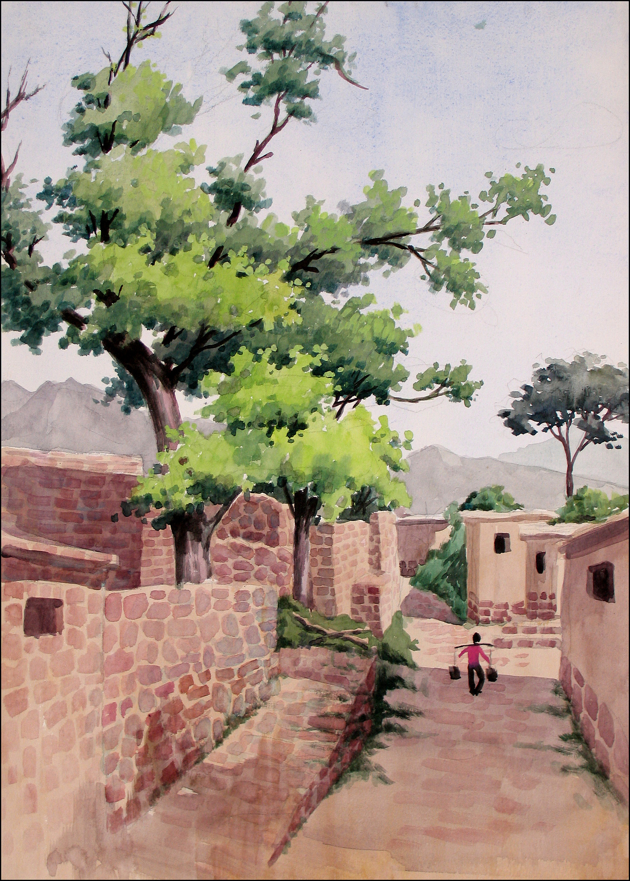 河南石板岩写生|纯艺术|绘画|design&nbsp;sun_原创作品-站酷zcool