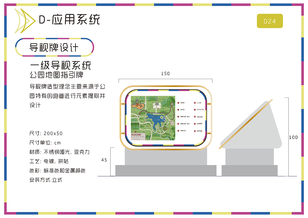 导视系统|文华公园“左行右立”导视系统|设计手册