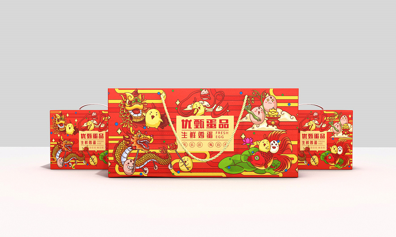 优甄生鲜鸡蛋包装研发设计（图ZMTI0MDAyNzEy） - 包装 - 站酷设计师無出其右品牌設計原创素材 - 站酷ZCOOL