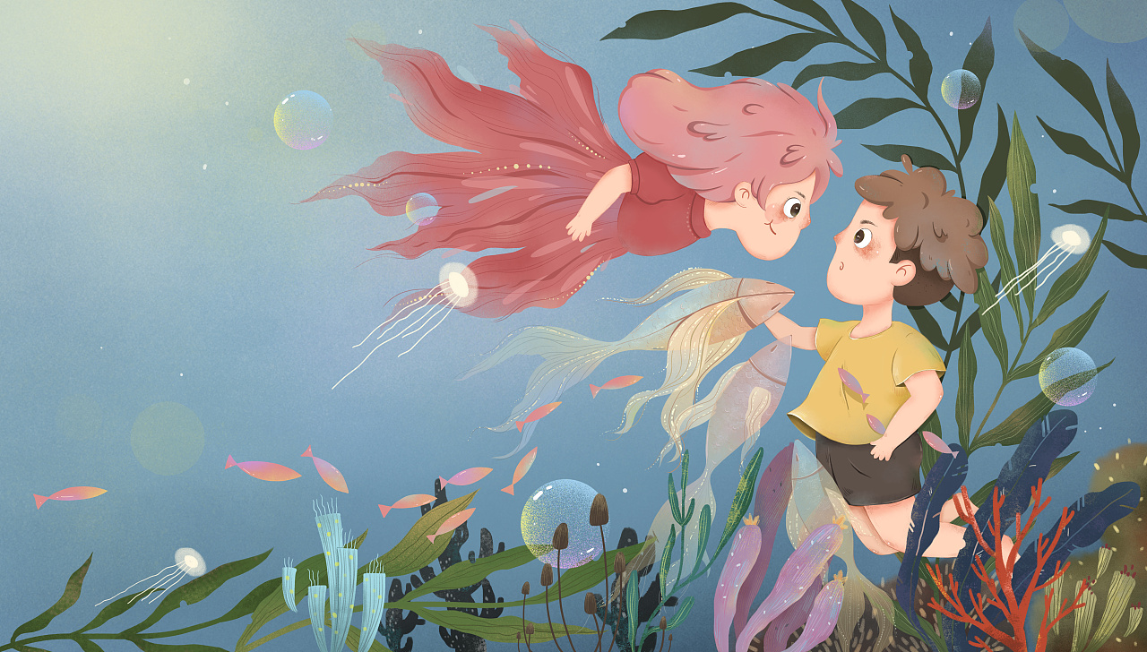 波妞喜欢宗介(内含绘画全过程视频)