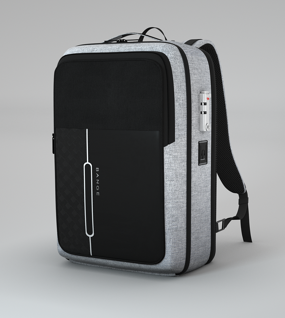 功能双肩包 建模渲染视频