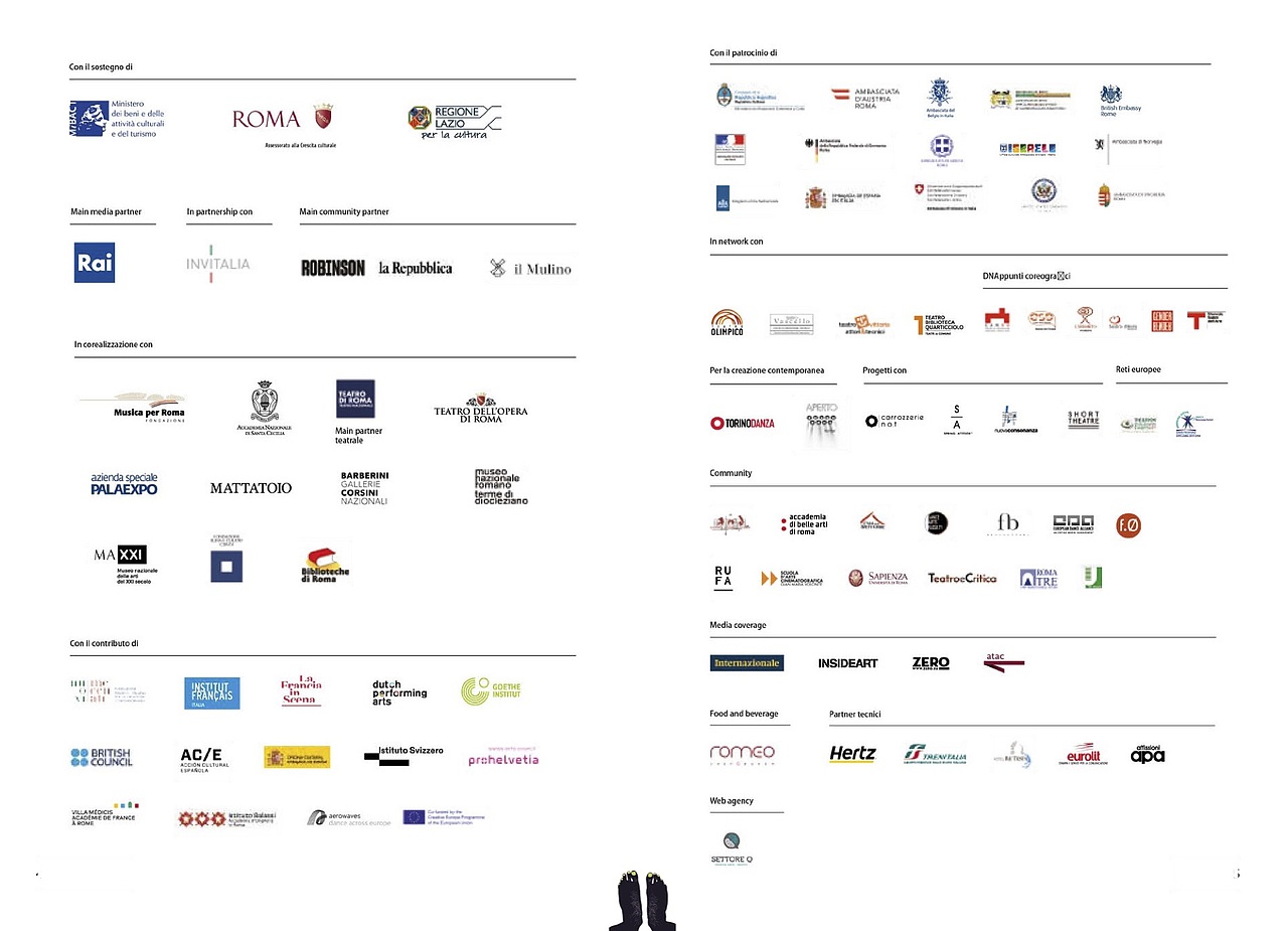 罗马的romaeuropa艺术节 形象设计 宣传册及导览册排版