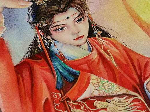 花間繪君顏～（個(gè)人主頁(yè)-ZNjcyMjU5MjQ=） - 商業(yè)插畫(huà) - 站酷設(shè)計(jì)師山水唐人原創(chuàng)素材 - 站酷ZCOOL