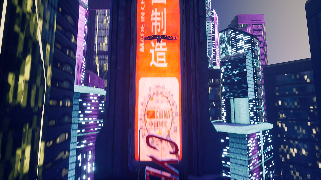 Ue4赛博中国（图ZMjUzMzI5MTM2） - 场景 - 站酷设计师_溪桥频顾原创素材 - 站酷ZCOOL
