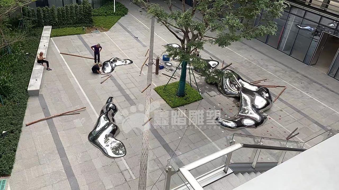 异形镜面不锈钢水滴雕塑 商场艺术不锈钢坐凳（图ZMjY0ODc5MDk2） - 工艺品设计 - 站酷设计师艺术制品有限公司原创素材 - 站酷ZCOOL