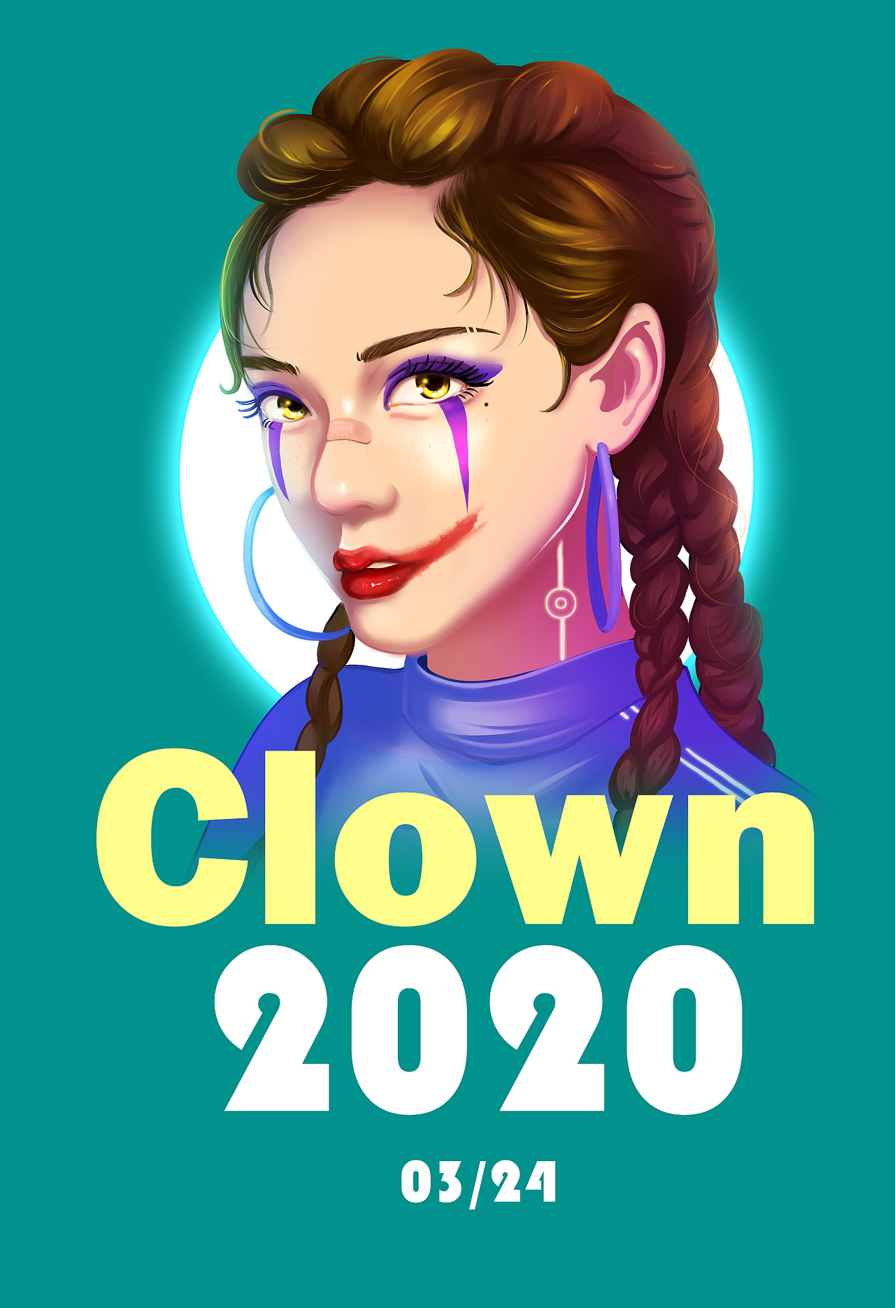 Clown（图ZMjAyMDY0OTUy） - 创作习作 - 站酷设计师喵了个女王大人原创素材 - 站酷ZCOOL