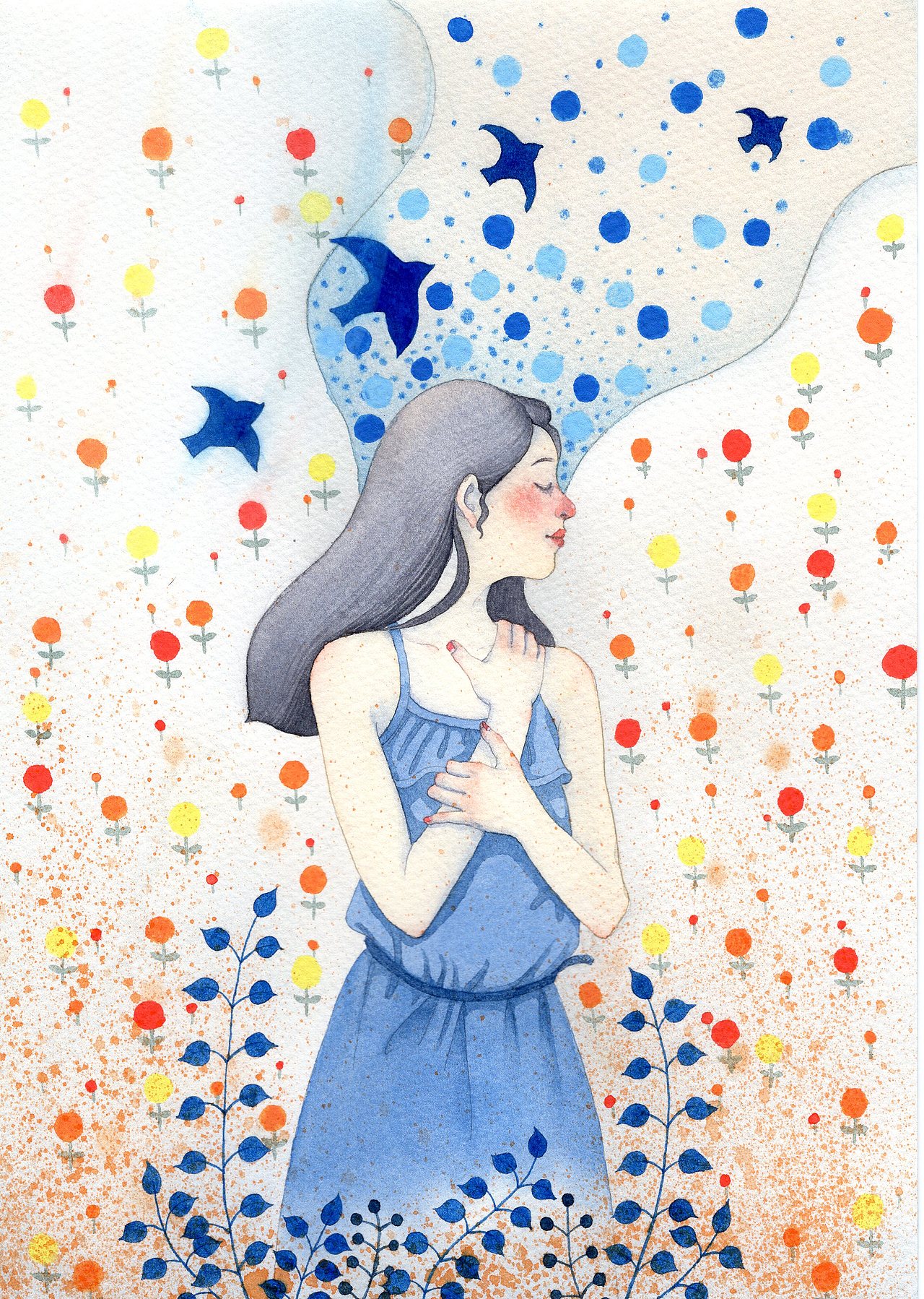 水彩练习（图ZMTI5ODQ4ODI4） - 商业插画 - 站酷设计师小壹插画原创素材 - 站酷ZCOOL